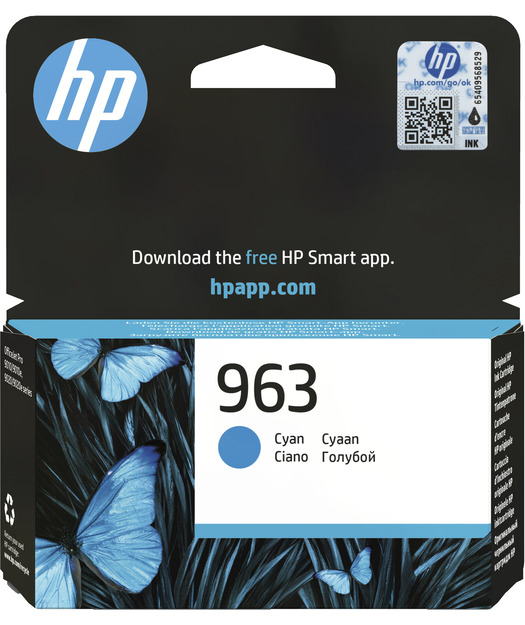 HP 3JA23AE Cyan Mürekkep Kartuş (963)