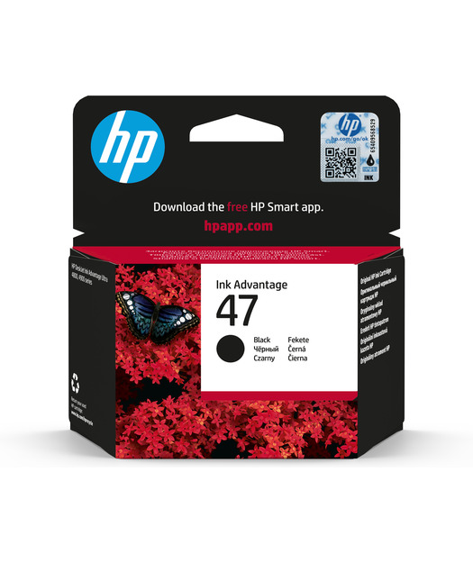 HP 47 Black Original Ink Advantage Cartridge 6ZD21AE