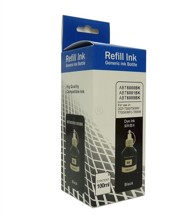 Brother , Siyah Refill Ink , Universal , BT-5000 , BT-6000 , 100ml Techprint