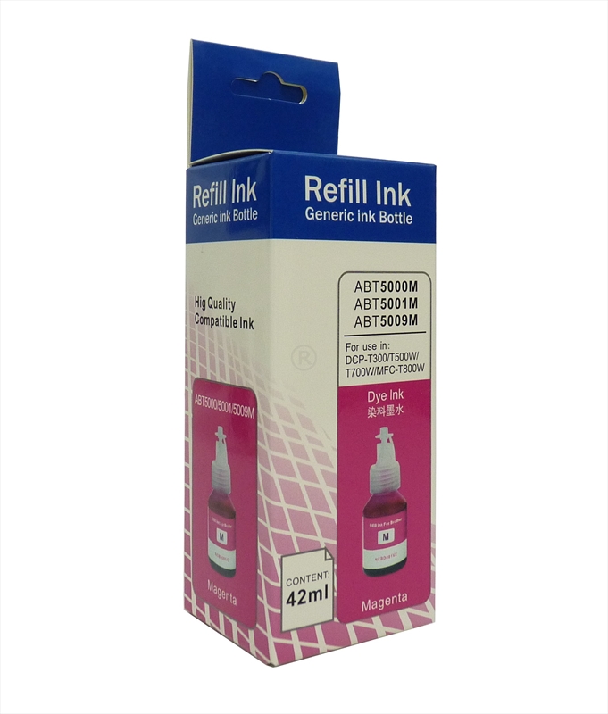 Brother , Kırmızı Refill Ink , Universal , BT-5000 , BT-6000 , 42ml Techprint