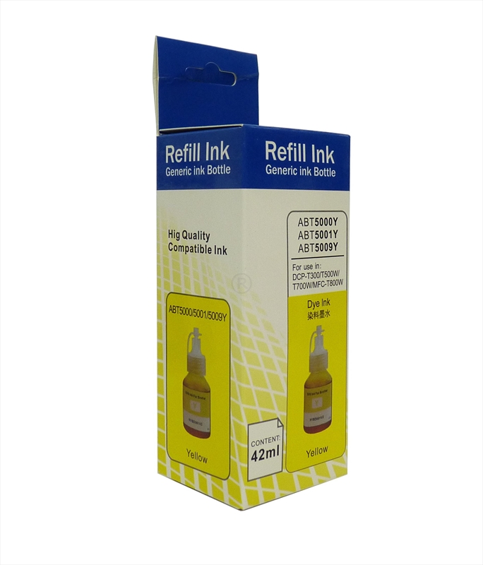 Brother , Sarı Refill Ink , Universal , BT-5000 , BT-6000 , 42ml , Techprint