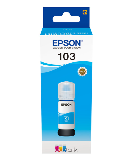 EPSON 103 EcoTank Cyan bottle (65ml)