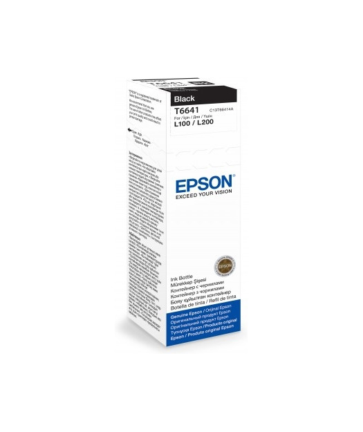 EPSON T6641 BLACK INK CONTAINER 70ml