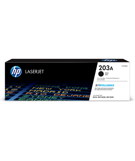 HP CF540A Black Toner Kartuş (203A)