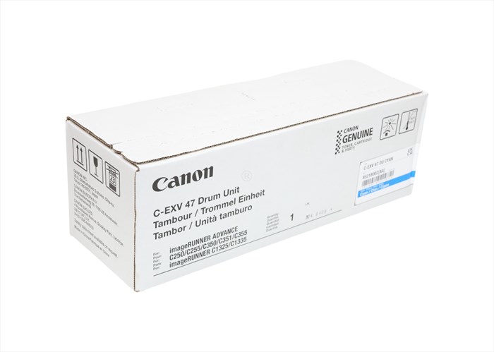 Canon C-EXV47 Cyan Drum Unit , IR ADVANCE C 250 , C 255 , C 350 , C 351 , C 355 , 8521B002, Orjinal