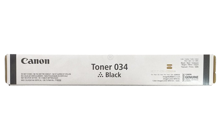 Canon C 1225 Siyah Toner , Kartuş , 034BK , 9454B001AA , Orjinal