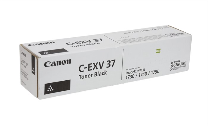 Canon C-EXV 37 Siyah Orjinal Toner , IR 1730 , 1740 , 1750 , 2787B002AA , Orjinal