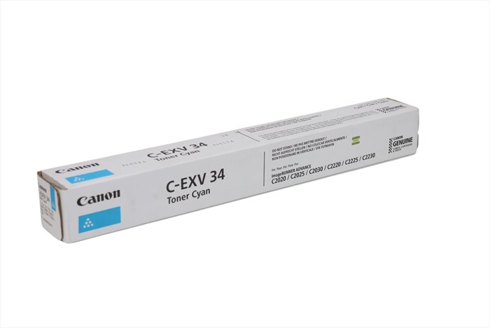 Canon C-EXV 34 Mavi Toner , C 2020 , 2030 , 3783B002AA , Orjinal