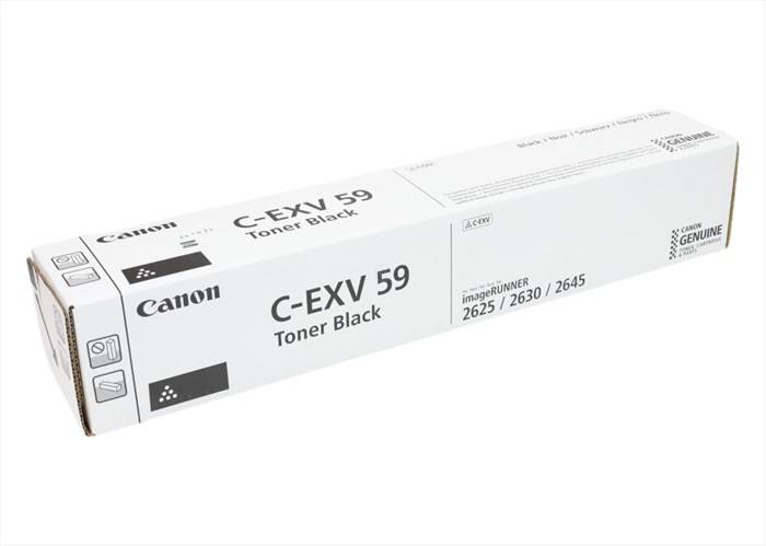 Canon C-EXV 59 Siyah Toner , IR 2525 , 2625 , 2630 , 2645 , 3760C002 , Orjinal