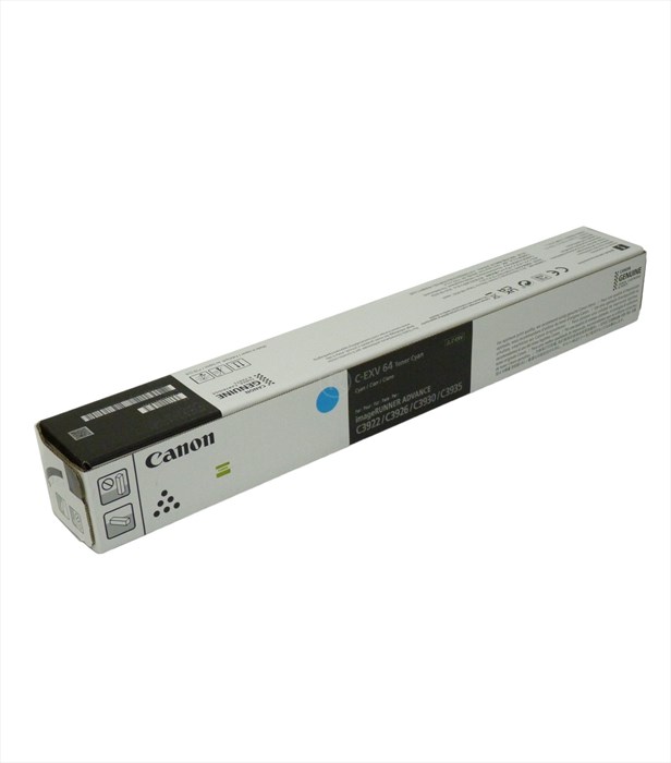 Canon C-EXV-64 Mavi Orjinal Toner , imageRUNNER DX C3930i C3922i C3935i C3926i , Orjinal