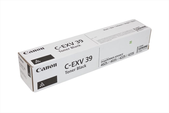 Canon C-EXV 39 Siyah Toner , IR 4025 , 4035 , 4792B002AA , Orjinal