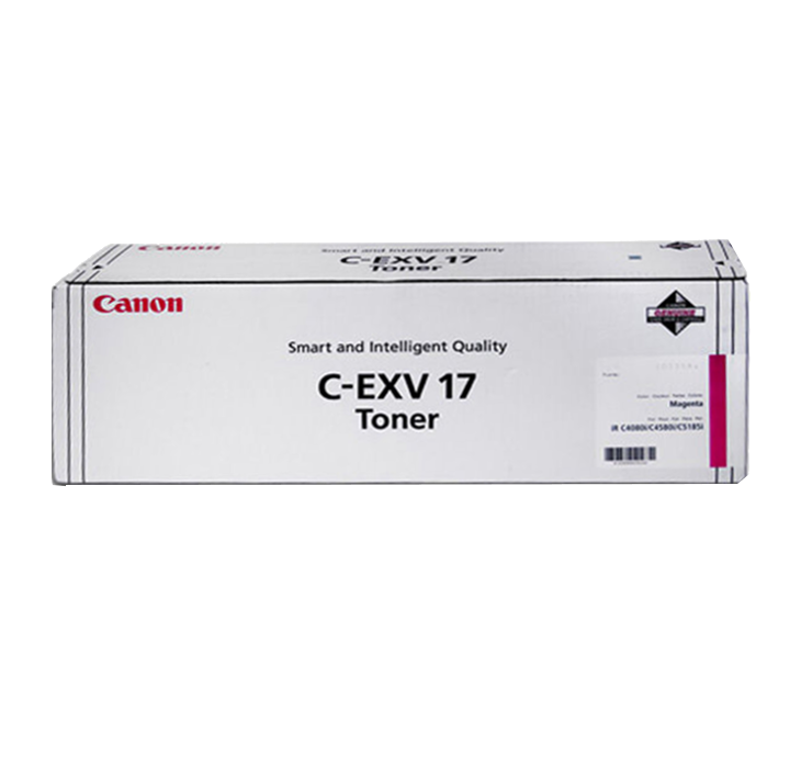 Canon C-EXV 17 Kırmızı Toner , IR C 4080 , IR C 4580 , IR C 5180 I , IR C 5185 , 0260B002AA , Orjinal