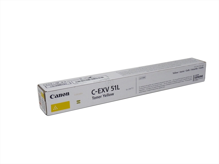 Canon C-EXV 51L Sarı Toner , IR C 5535 , 5540 , 5550 , (0487C002) , Orjinal