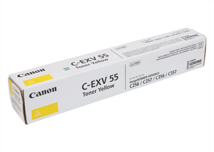 Canon C-EXV 55 Sarı Toner , IR C 256 , IR C 356 , DX C 257 , C 357 , C 357 , C 359 , 2185C002AA , Orjinal