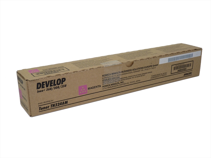 Develop TN-324M Kırmızı Toner , INEO + 258 , INEO + 308 , INEO + 368 , A8DA3D0 , Orjinal