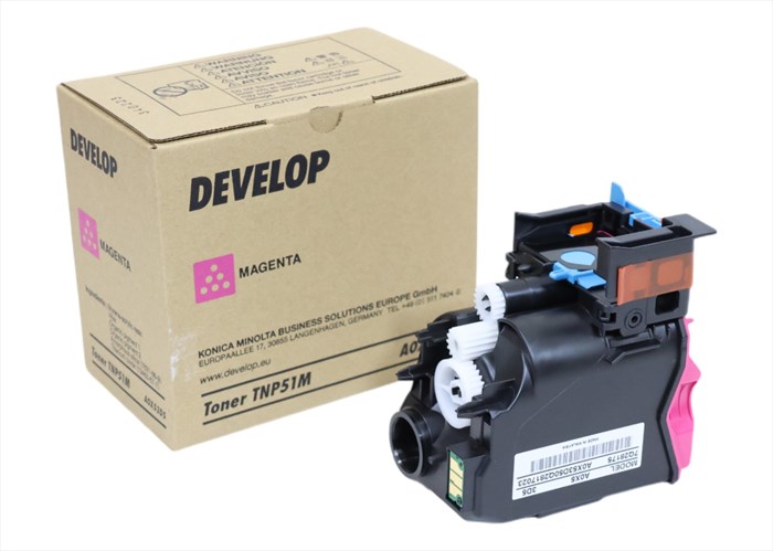 Develop TNP-51M Kırmızı Toner , INEO + 3110P , Orjinal