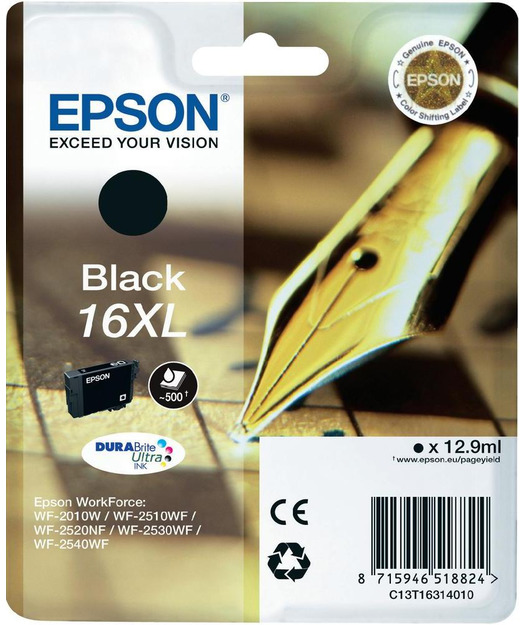 Epson 163140 XL Siyah Mürekkep Kartuş