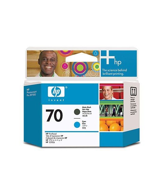 HP C9404A Mat Black ve Cyan Baskı Kafası (70)