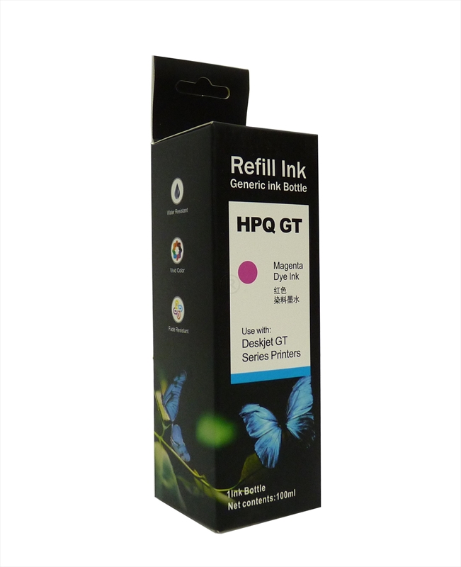 HP , Kırmızı Refill Ink, Universal, GT-51X, GT52X, 100ml, KTP