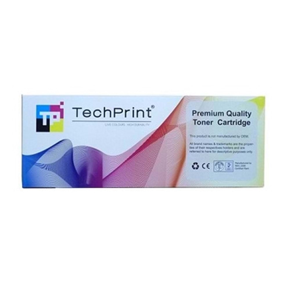 HP 415A(W2030A)Siyah Çipli Toner , LaserJet Enterprise M455 , M480 , LaserJet Pro M454 , M479 , CRG-055K , Techprint