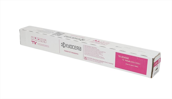 Kyocera Mita TK-8345 Kırmızı Toner , TASKALFA 2552 CI , TASKALFA 2553 CI , Orjinal
