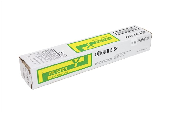 Kyocera Mita TK-5205 Sarı Toner , TASKALFA 356 CI , TASKALFA 358 CI , Orjinal