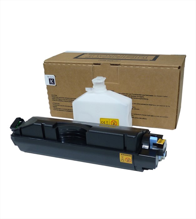 Kyocera Mita TK-5270 Siyah Toner , ECOSYS M 6230 CIDN , M 6630 CIDN , P 6230 CDN , (Made in USA)