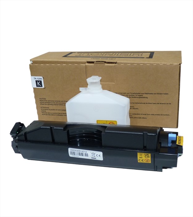 Kyocera Mita TK-5280 Siyah Toner , ECOSYS M 6235 CIDN , M 6635 CIDN , P 6235 CDN , (Made in USA)