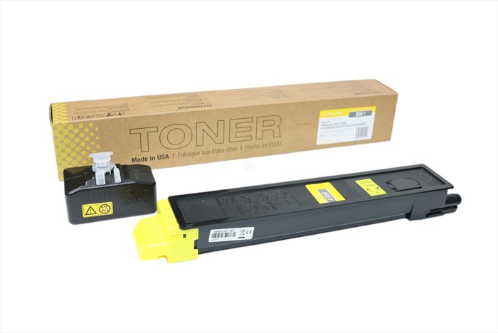 Kyocera Mita TK-895 Sarı Muadil Toner , FS C 8020 MFP , C 8025 , C 8520 , C 8525 , TASKALFA 205 C , 255 C , (Made in USA)