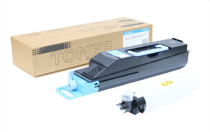 Kyocera Mita TK-855 Mavi Muadil Toner , TASKALFA 400 CI , TASKALFA 500 CI , TASKALFA 552 CI , 465 GR , (Made in USA)