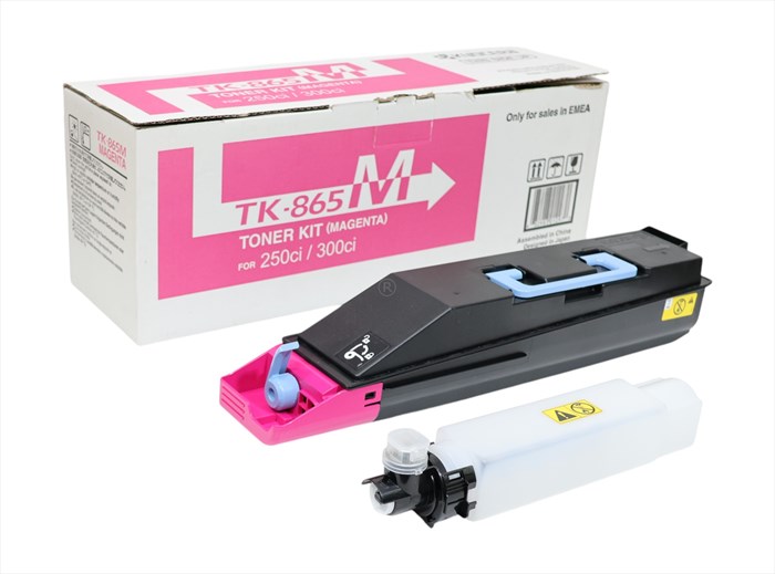 Kyocera Mita TK-865 Kırmızı Toner , TASKALFA 250 CI , TASKALFA 300 CI , Orjinal