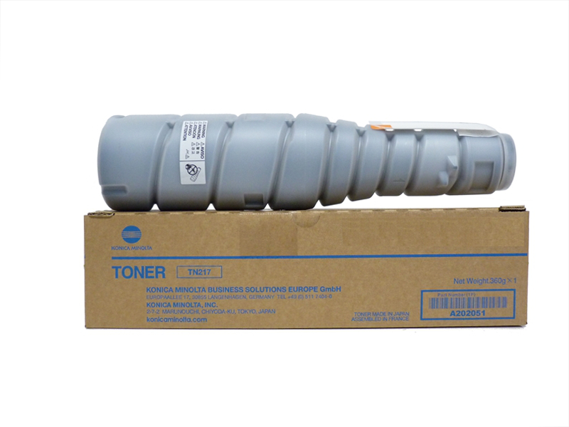 Konica Minolta , TN-217 Siyah Toner , BIZHUB 223 , BIZHUB 283 , 465 GR , A202051 , Orjinal