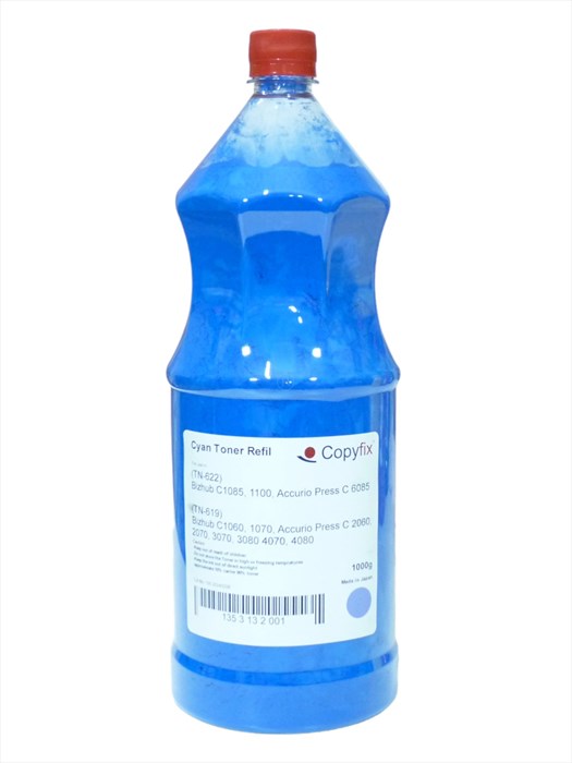 KN , TN-622 Mavi Refill Muadil Toner , Bizhub C1085-C1100-6085 , 1000G , ICF