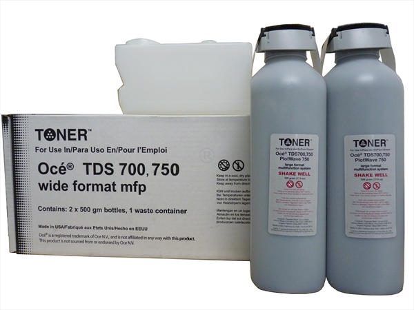 Oce TDS 700 / 750 Toner , TDS 700 , TDS 750 , PLOTWAVE 750 , 1060047449 , 500 g Bottle , (Made in USA)