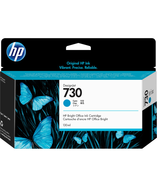 HP P2V62A 130 ml Camgöbeği Mürekkep Kartuş (730)