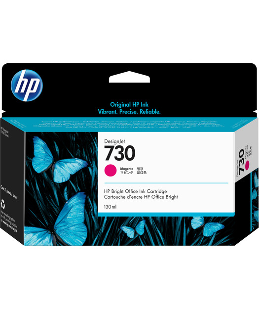 HP P2V63A 130 ml Macenta Mürekkep Kartuş (730)