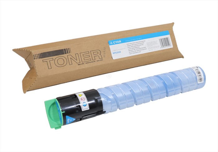 Ricoh MP C2030 Mavi Muadil Toner , AFICIO MP C 2050 , C 2530 , C 2550 , C 2551 , 841197 , 135 Gr.(Made in USA)