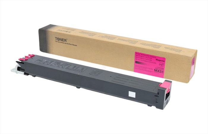 Sharp MX-4110N Kırmızı Toner , MX 4110 , MX 5110 , MX 5111 , MX 5112 , MX 5140 , MX 5141 , MX-51GTMA , (Made in USA)