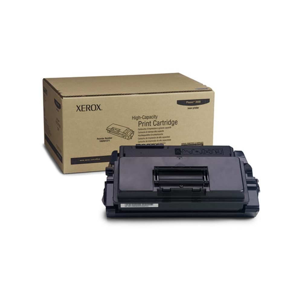 Xerox Phaser 3600 Yüksek Kapasiteli Toner Black (106R01371)