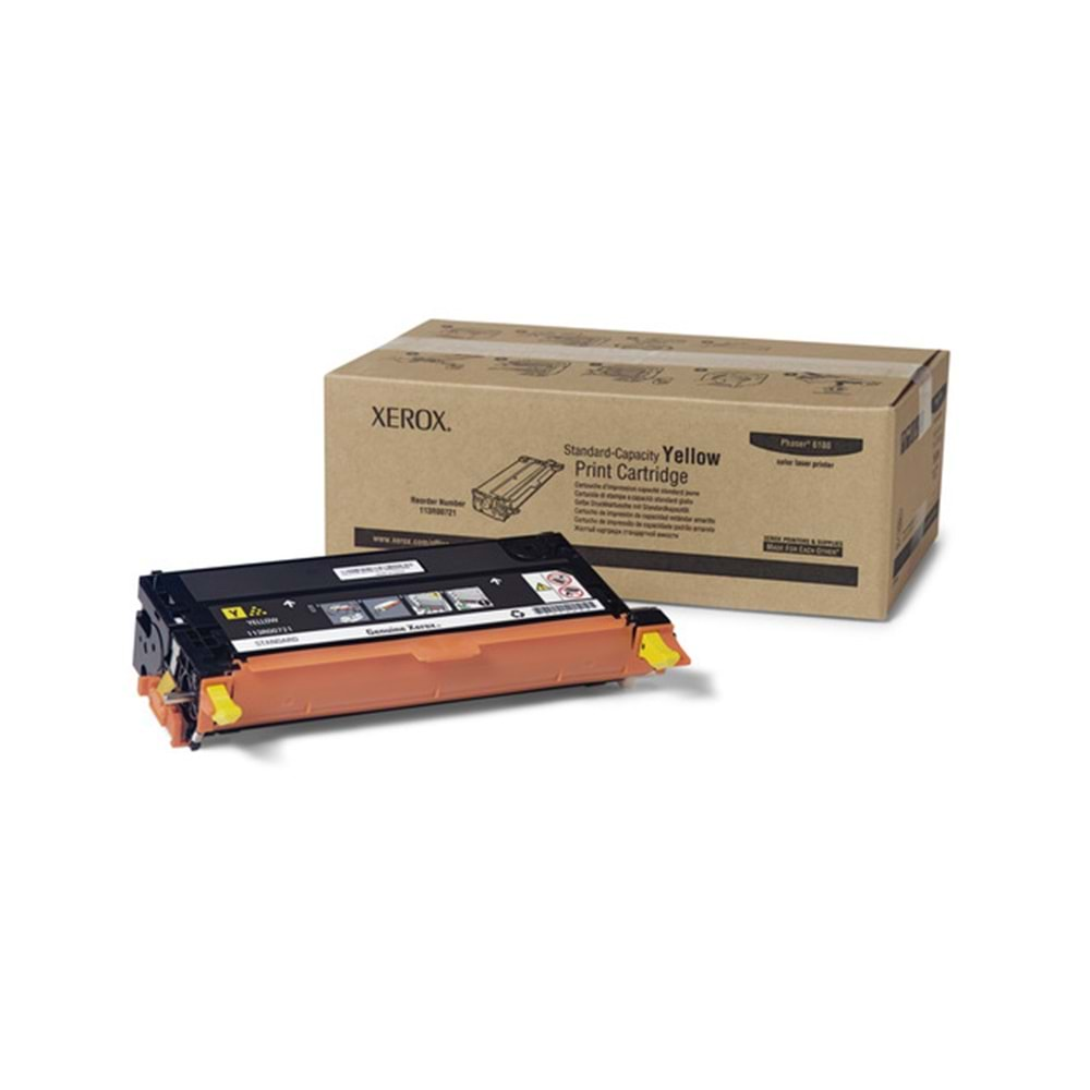 Xerox Phaser 6180/6180MFP Yellow Toner (113R00721)