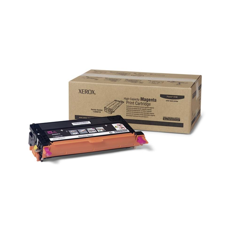 Xerox Phaser 6180/6180MFP Yüksek Kapasiteli Magenta Toner (113R00724)