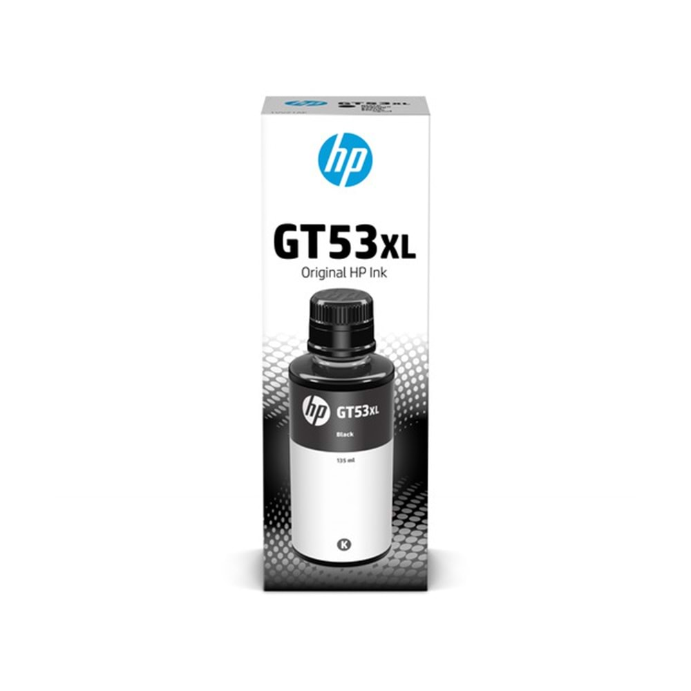 HP 1VV21AE Black Mürekkep Şişe 135 ml. (GT53XL)