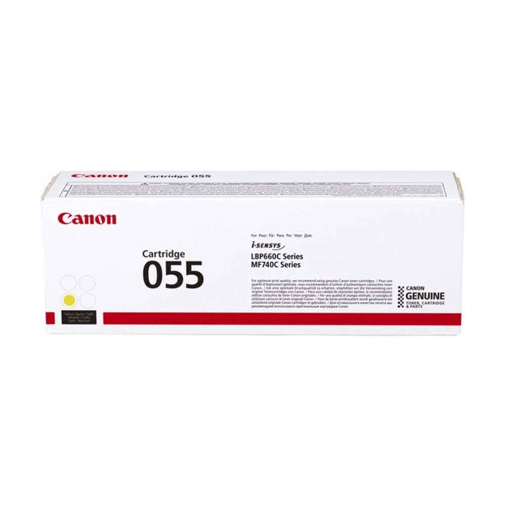 Canon CRG-055 Yellow Toner K. 3013C002