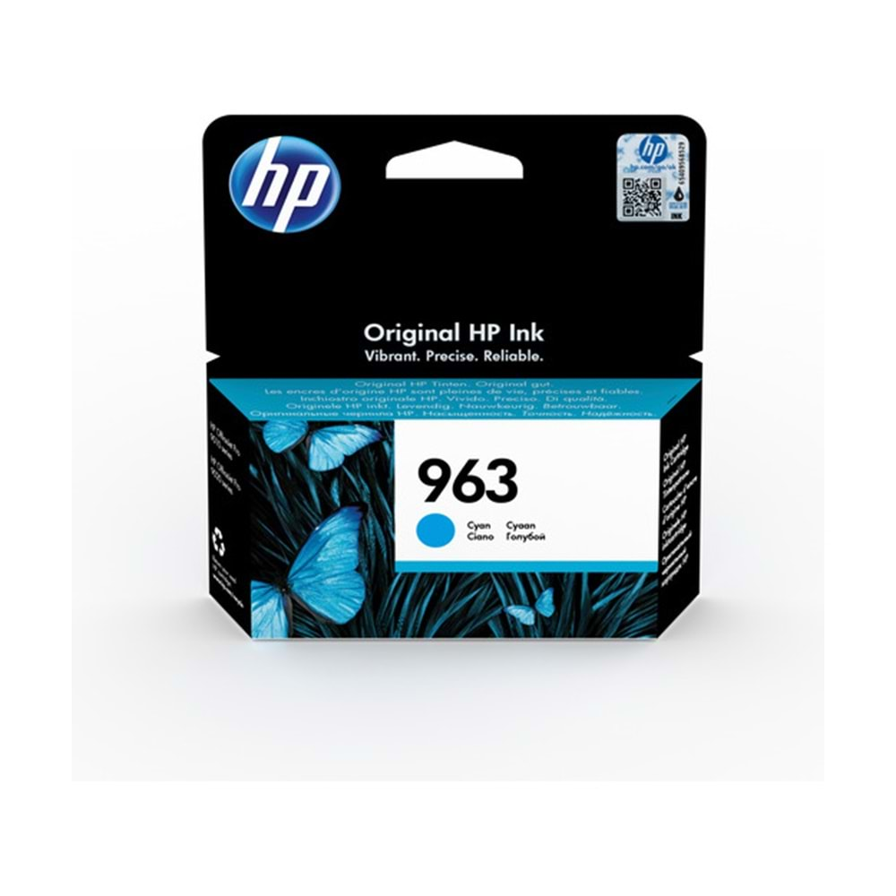 HP 3JA23AE Cyan Mürekkep Kartuş (963)