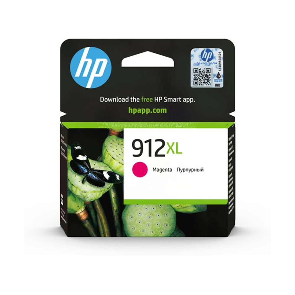 HP 3YL82AE Magenta Mürekkep Kartuş (912XL)