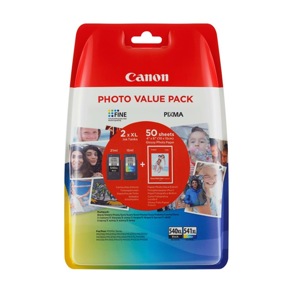 Canon PG-540XL/CL-541XL PHOTO V.P.5222B013