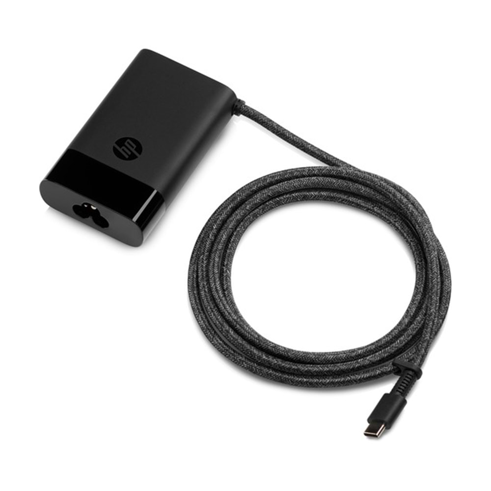 HP 671R3AA 65W USB-C Laptop Charger Siyah