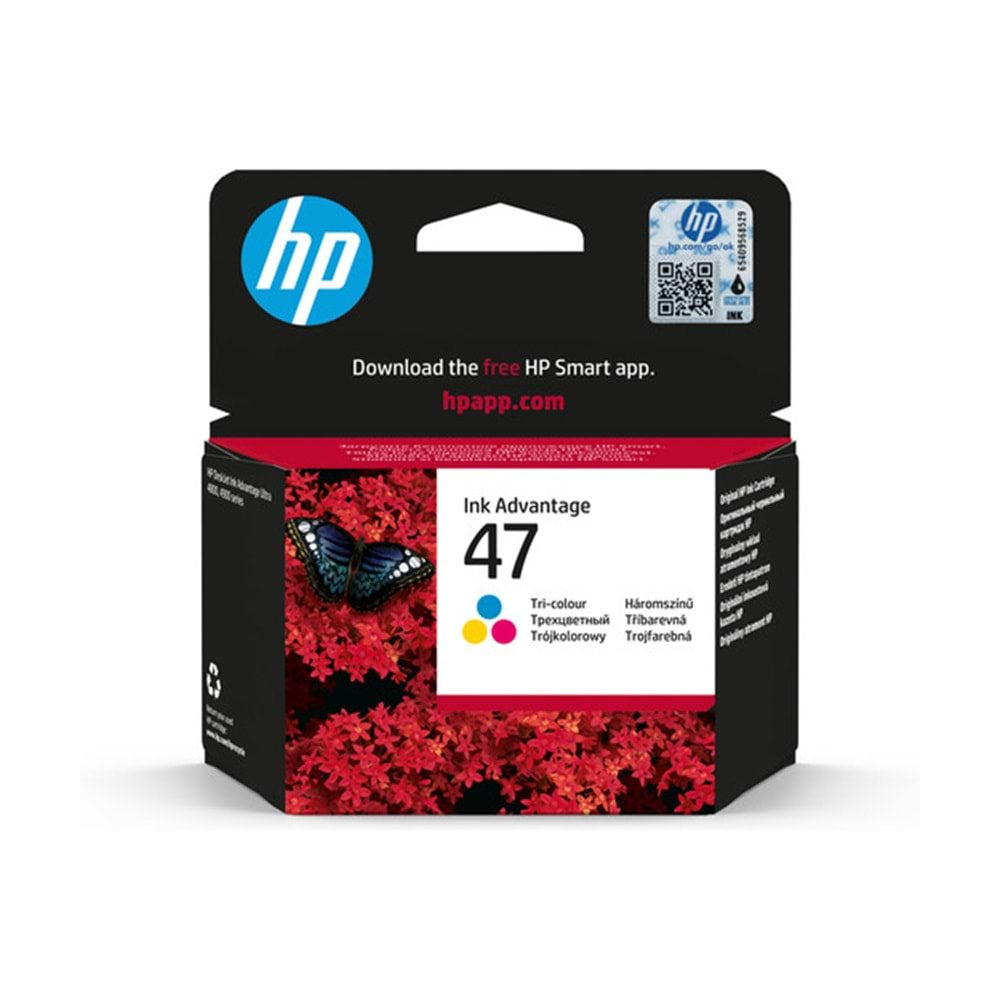 HP 6ZD61AE HP 47 Tri-color Original Ink