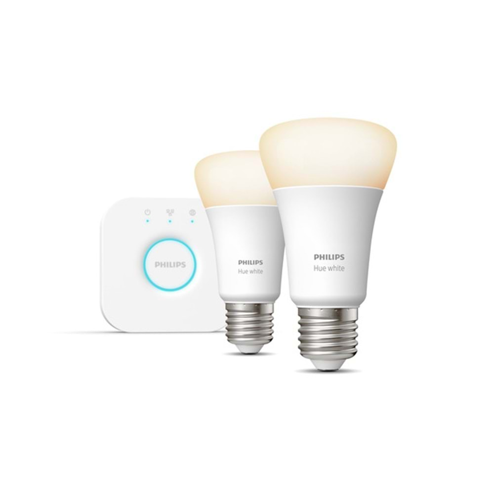 Philips Hue Beyaz Akıllı Başlangıç Seti 2'li E27 Bluetooth Özellikli