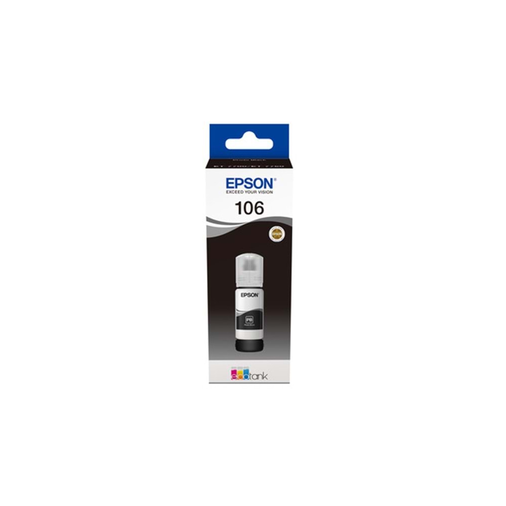 EPSON 106 Bk Mürekkep L7160/7180